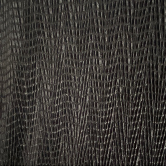 TanJay  Dress Top Stretchy Crepe Fabric Black Sz Large Cap Sleeve - Picture 3 of 10